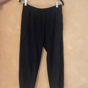 Black Low Rise Sweatpants